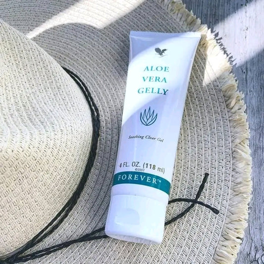 "Forever Aloe Gelly : Le Gel Réparateur et Apaisant à l'Aloe Vera Pur"