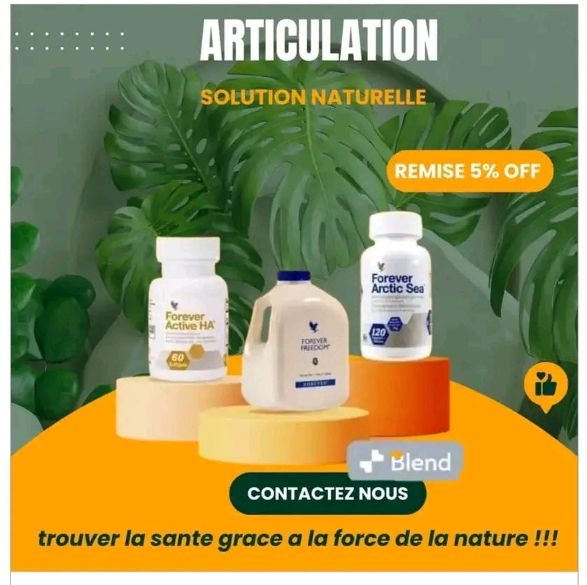 Adieu les douleurs avec Forever living products